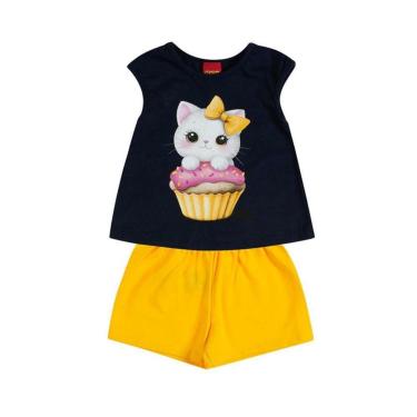 Imagem de Conjunto infantil menina verão Kyly Ref 1000986-Feminino
