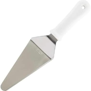 Imagem de Espátula para Bolo com Cabo Branco, Utensílio de Confeitaria, Acessório de Cozinha