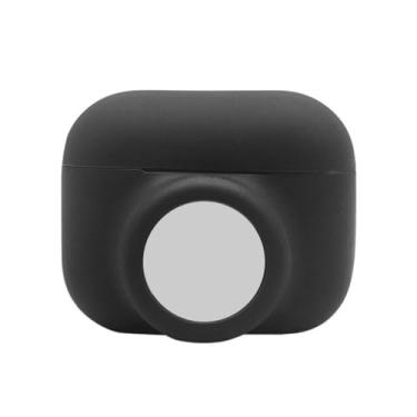 Imagem de Dpofirs Capa de Fone de Ouvido 2 Em 1, Capa Protetora de Silicone Preto Lavável Resistente a Choques Com Cobertura Total para Fones de Ouvido Pro, Com Espaço Dedicado para Localizador (type4)