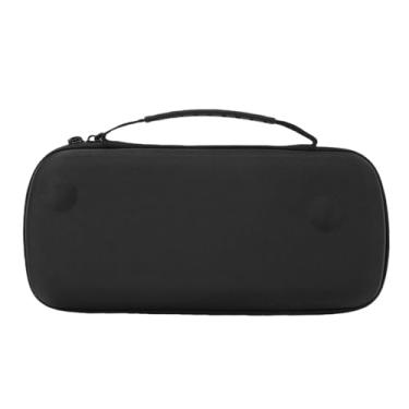 Imagem de SUNGOOYUE Estojo Rígido, Estojo de Transporte Bolsa Protetora EVA de Couro PU para Console de Jogos Portátil ROG Ally X 7 Polegadas 2025 Com Absorção de Choque Exterior de Grande (Preta)