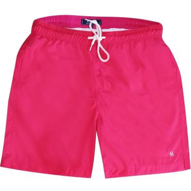 Imagem de Shorts Água Mash Casual Liso Rosa Magenta-Unissex