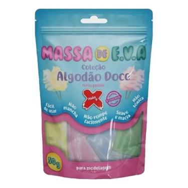 Imagem de Massa De Eva Tons Pastel 50g - Make+ Massa De Cor Tons Pastel (Azul, Verde, Amarela, Rosa e Lilás)