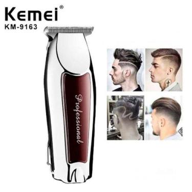 Imagem de Máquina Recarregável Kemei Para Corte Fino E Suave