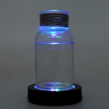 Imagem de Zerodis Porta-copos Com Iluminação LED, Formato Redondo, Base que Muda de Cor Com Efeito Brilhante para Garrafas de Vinho, Festa, Casamento, Natal, Porta-copos para Decoração de Halloween (Luzes