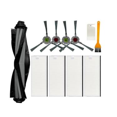 Imagem de Kit de peças de reposição compatível com o aspirador robô Yeedi K650 - Escova principal, escova lateral, filtro HEPA e pano de limpeza.(Set C)