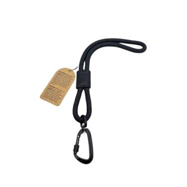 Imagem de Guia De Corda Curta Preta para Adestramento Treinamentos Cães