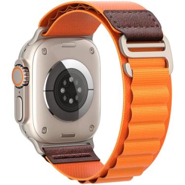 Imagem de Pulseiras masculinas femininas de nylon elástico macio de 49 mm, 46 mm, 44 mm, 42 mm, 41 mm, 40 mm, 38 mm, SE 3 2 1, SE 3 2 1