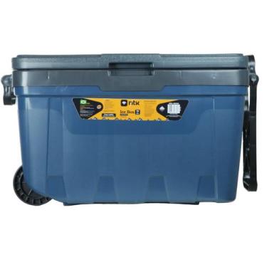 Imagem de Caixa Térmica Ice Box Cooler 54LT Com Rodas 560454CZ Nautika