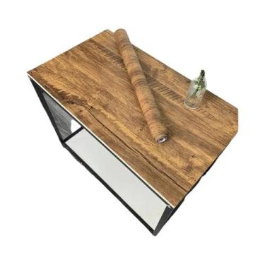 Imagem de Papel De Parede Autoadesivo Com Textura De Madeira De 55cm, Adesivo De