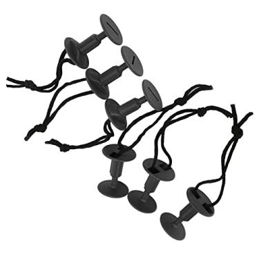 Imagem de KIMISS 6 Pces Prancha de Surf Trela Perna Corda Plug-acessório de Prancha de Plástico de Náilon Resistente para Surf Seguro & Fácil Instalação (#1)