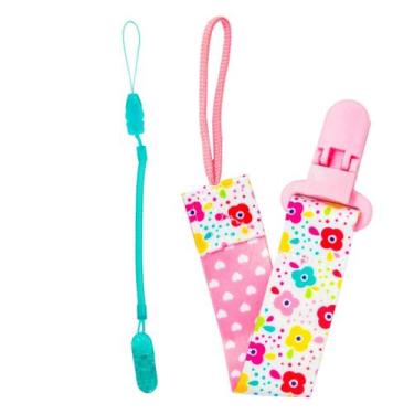 Imagem de Kit Prendedor Mola E Prendedor Estampado Pietra Baby Menimo Menina Inf