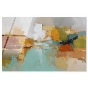 Imagem de Minimalista Tones III Impressão acrílica arte de parede abstrata por Art Remedy, pronto para pendurar, 24 x 16