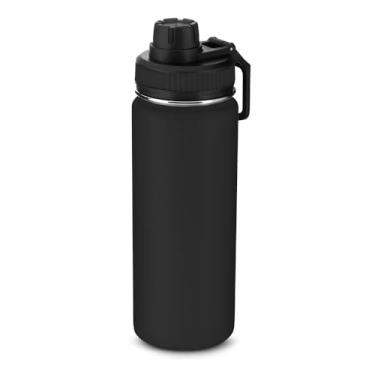 Imagem de Garrafa em Aço Inox 780ml Preta com Alça e Bico – Resistente, Prática e Ideal para Água, Academia, Esporte, Trabalho, Viagens e Uso Diário