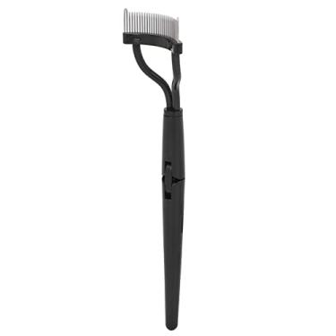 Imagem de Semme Pente de Cílios Separador, Reutilizável, Aço Inoxidável, Pincel Definidor de Cílios, Aplicador de Rímel, Pente para Casa, Loja de Cosméticos, Preto