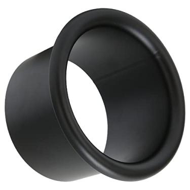 Imagem de Generic Suporte para Secador de Cabelo Suporte de Aço Inoxidável à Prova de Ferrugem para Banheiro de Hotel, Rack de Secador de Cabelo para Armazenamento de Parede para Salão de Beleza Doméstico, Diâmetro Externo Superior de 3,7" (Preto)