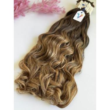 Imagem de Cabelo Humano Morena Caramelo Ond. Exclusivo Fios da Vani (55 cm, grama(s), 50)