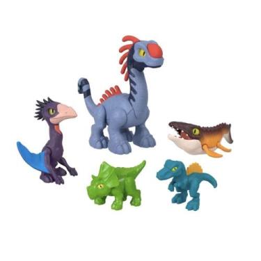 Imagem de Imaginext JW Rebirth Multipack com 3 Figuras e Acessórios - Fisher-Pri