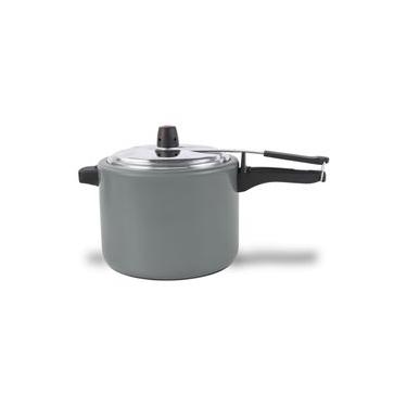 Imagem de Panela de Pressão Brinox Vapt Antiaderente Ceramic Life 7,5 Litros Ø24cm Cinza Cinza
