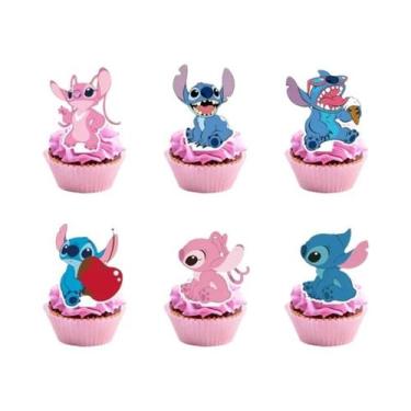 Imagem de Suprimentos Para Festa De Aniversário Lilo E Stitch Rosa Para Crianças