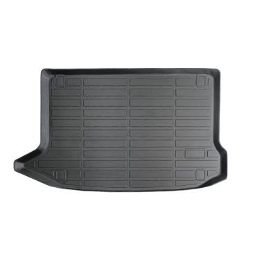 Imagem de WGGDRAQQ Forro de porta-malas para Hyundai Kona 2018-2023 e 2019-2023 Kona Electric Rear Trunk Floor Mats 3D Boot Tray All-Weather TPE preto