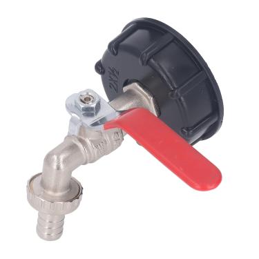 Imagem de Naroote Adaptador de Sacola IBC Válvula de Latão à Prova de Vazamentos para Tanque de água de 275-330 Galões, Encaixe de Conector de Mangueira de Jardim, Rosca Grossa Resistente à Corrosão para