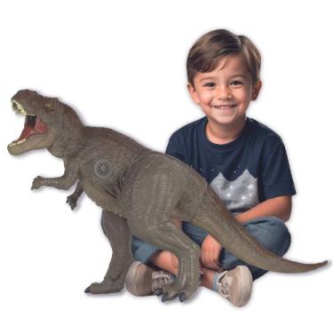 Imagem de Boneco t.rex jurassic world gigante c/ rugidos reais - jurassic world 