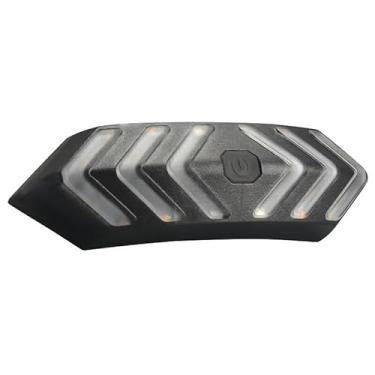 Imagem de AXPTI Lanterna traseira sem fio para bicicleta, super brilho, 6 contas vermelhas de 500 mAh, à prova d'água, 3 modos de luz com controle de remoção, luz traseira de bicicleta para ciclismo noturno