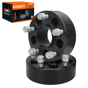 Imagem de GAHA 2 peças 5 x 4,5 a 5 x 5 5 x 127 mm espaçadores Hubcentric roda 5.1 cm espessura 71,5 mm furo do cubo 1/5.1 cm-20 pinos