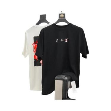 Imagem de Pijamas De Verão Unissex Em Algodão Puro, Camisetas Casuais De Manga C