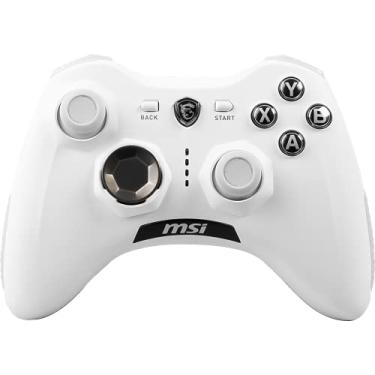 Imagem de MSI FORCE GC30 V2 WHITE - Comando Gaming PC, consola e Android sem fio, branco, USB 2.0, D-PAD adicional, vibração dupla, cabo 2 M, Windows 10/8.1/8/7, Android 4.1 e superior