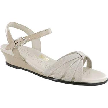 Imagem de SAS Cunhas femininas, Couro de malha de linho, 42