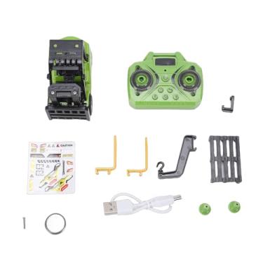 Imagem de Naroote Mini Brinquedo de Empilhadeira RC 2.4G 1:64, Caminhão de Controle Remoto de Liga para Desktop, Rotação de 360 ​​°, Movimentos Multidirecionais Com Controle de Aplicativo de (YELLOW)
