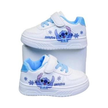 Imagem de Tênis Casual Infantil Unissex Branco Angel Basket Tamanhos 21-31, Dyk,