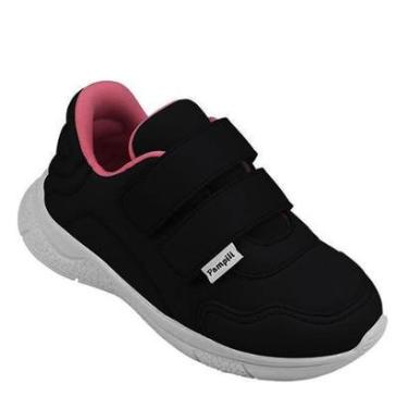 Imagem de TÊNIS INFANTIL MENINA MINI SOFT PRETO BRANCO-Feminino