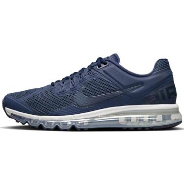Imagem de Nike Tênis masculino Air Max 2013 (FZ4140-419, azul marinho universitário/branco / prata metálico), Azul-marinho universitário/branco / prata metálica, 38