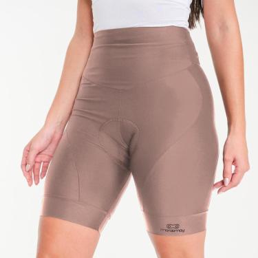 Imagem de Bermuda Feminina Comfort Cós Alto Saturno - Gel | Marcio May Sports-Feminino