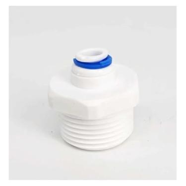 Imagem de 1/10.2 cm OD Tub 3/10.2 cm BSP conexão macho encaixe aquário filtro de água RO sistema de osmose reversa DWBPGVUN
