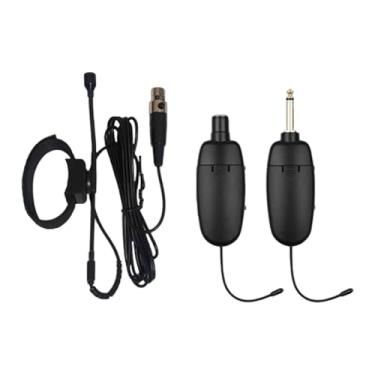 Imagem de Fenteer Microfone de clipe para instrumento musical, microfone condensador com cabo, rotação de 360° ajustável para músicos, Xlr de 3 Pinos