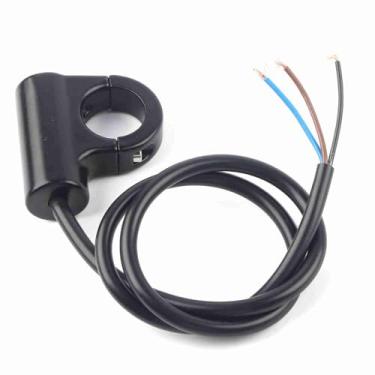 Imagem de Estink Interruptor de Guidão de Moto 22mm, Botão de Retorno Automático e Botão LIGA DESLIGA Com Luz Azul, Ajuste Universal para Guidão de 7 a 8 Polegadas (de travamento automático tipo B com