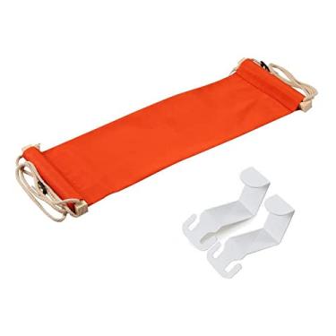 Imagem de Hammock para Pés Descanso no Escritório e em Casa Apoio de Lona Premium com Clipes Confortável Balanço Mesa Cadeira Relaxante Wear