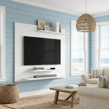 Imagem de Painel Dubai para TV até 40 Polegadas com Prateleiras Cor:Branco - Nav