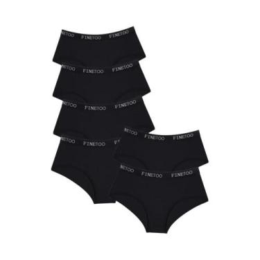 Imagem de Calcinhas Femininas De Algodão Com Cintura Baixa, 6 Peças, Sexy, Respi