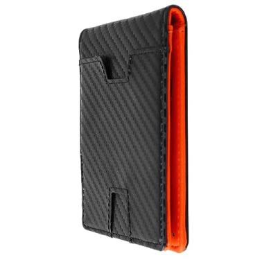 Imagem de ZJchao Carteira Masculina de Couro PU Elegante e Elegante Porta-cartões Bolsa para Viagens de Trabalho de Escritório, Carteira de Notas Com Bloqueio de RFID para Homens (Tamanho único)