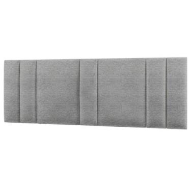 Imagem de Cabeceira Modulada King 200 cm Com Led Linho VConcept - VNS Concept, C