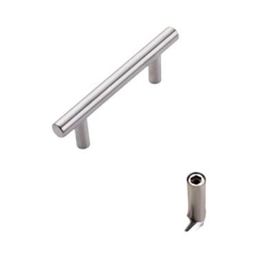 Imagem de Puxadores De Porta Em Liga De Zinco Preto Dourado 6 Peças, Maçanetas M