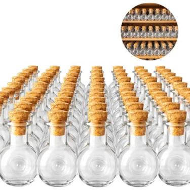 Imagem de 1000 Frascos de Vidro Decorativo 2ml Com Rolha Artesanato - Freecom