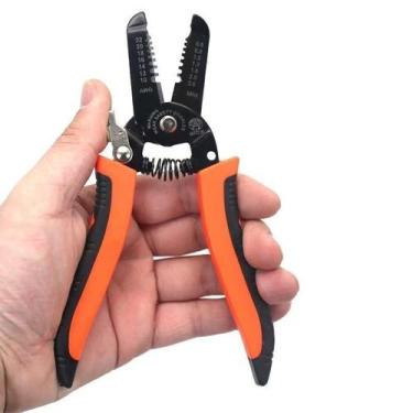 Imagem de Alicate Cortar Descascar Fios 0.06 A 2.6mm 7 Polegadas - Keedi