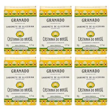 Imagem de Kit Sabonete em Barra Granado de Glicerina Castanha do Brasil 90g Terr