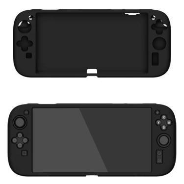 Imagem de Capa Protetora Silicone Para Nintendo Switch 2 Preta - TechBrasil