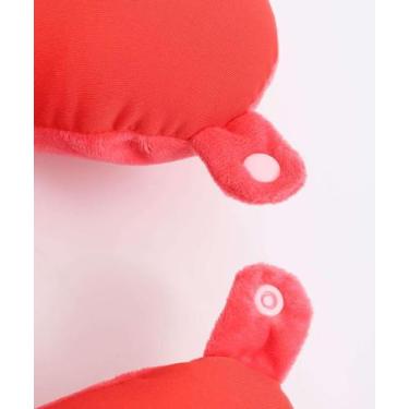 Imagem de Almofada Pescoço Plush Marisa Rosa-04058, UN, Rosa